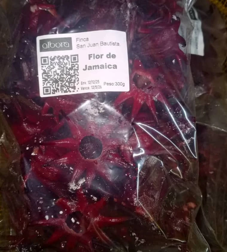 Flor de Jamaica Congelada 300g's foto | ALBORA |  BizneCubano