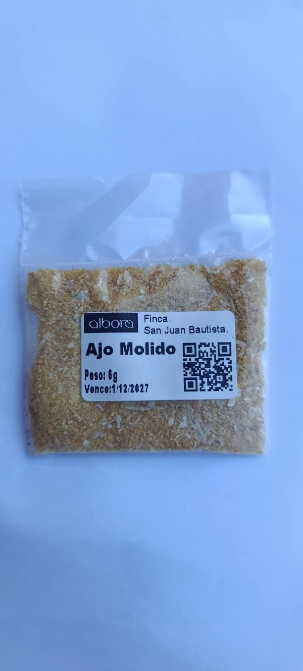 Ajo deshidratado Molido 6g🧄's foto | ALBORA |  BizneCubano